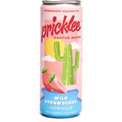 Pricklee Strawberry Hibscus Superfruit Water- 12 fl oz