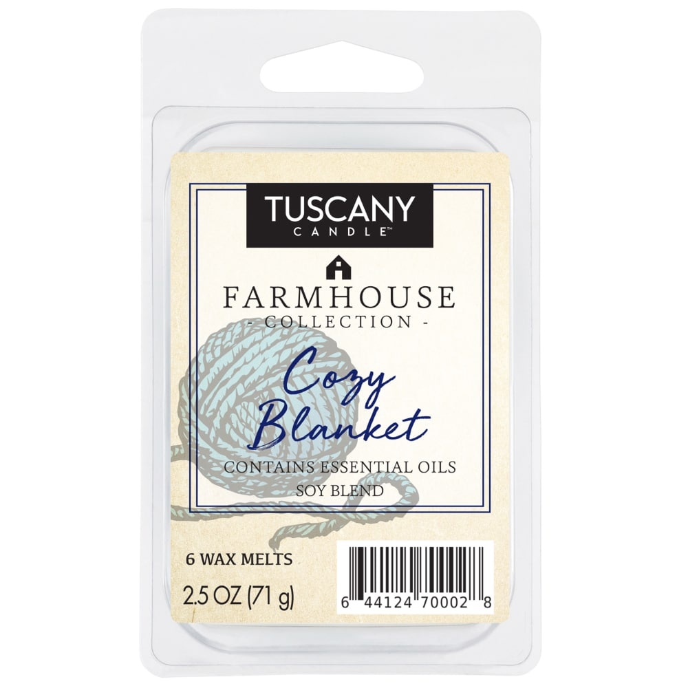 slide 1 of 1, Tuscany Candle Farmhouse Wax Melts - Cozt Blanket, 2.5 oz