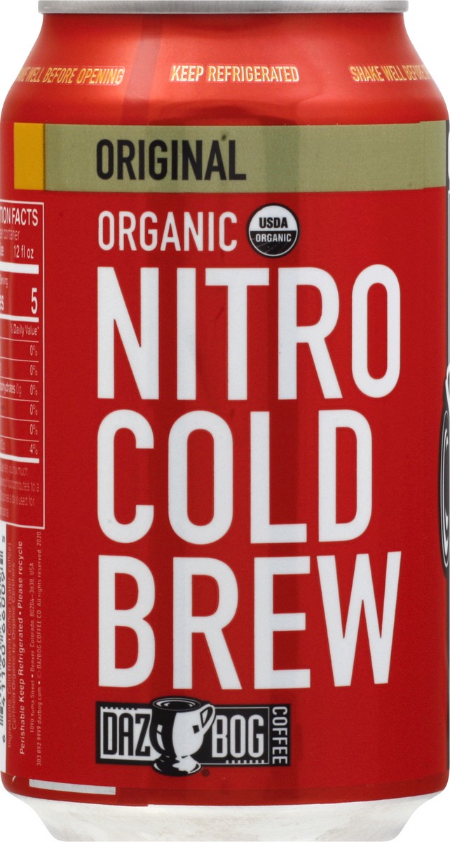 slide 5 of 12, DazBog Coffee Organic Nitro Cold Brew Original Coffee 1 ea, 1 ct