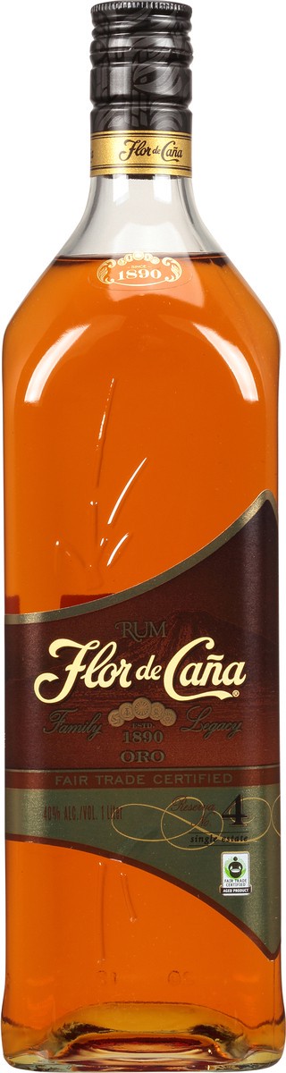 slide 9 of 10, Flor de Caña Rum, 1 liter