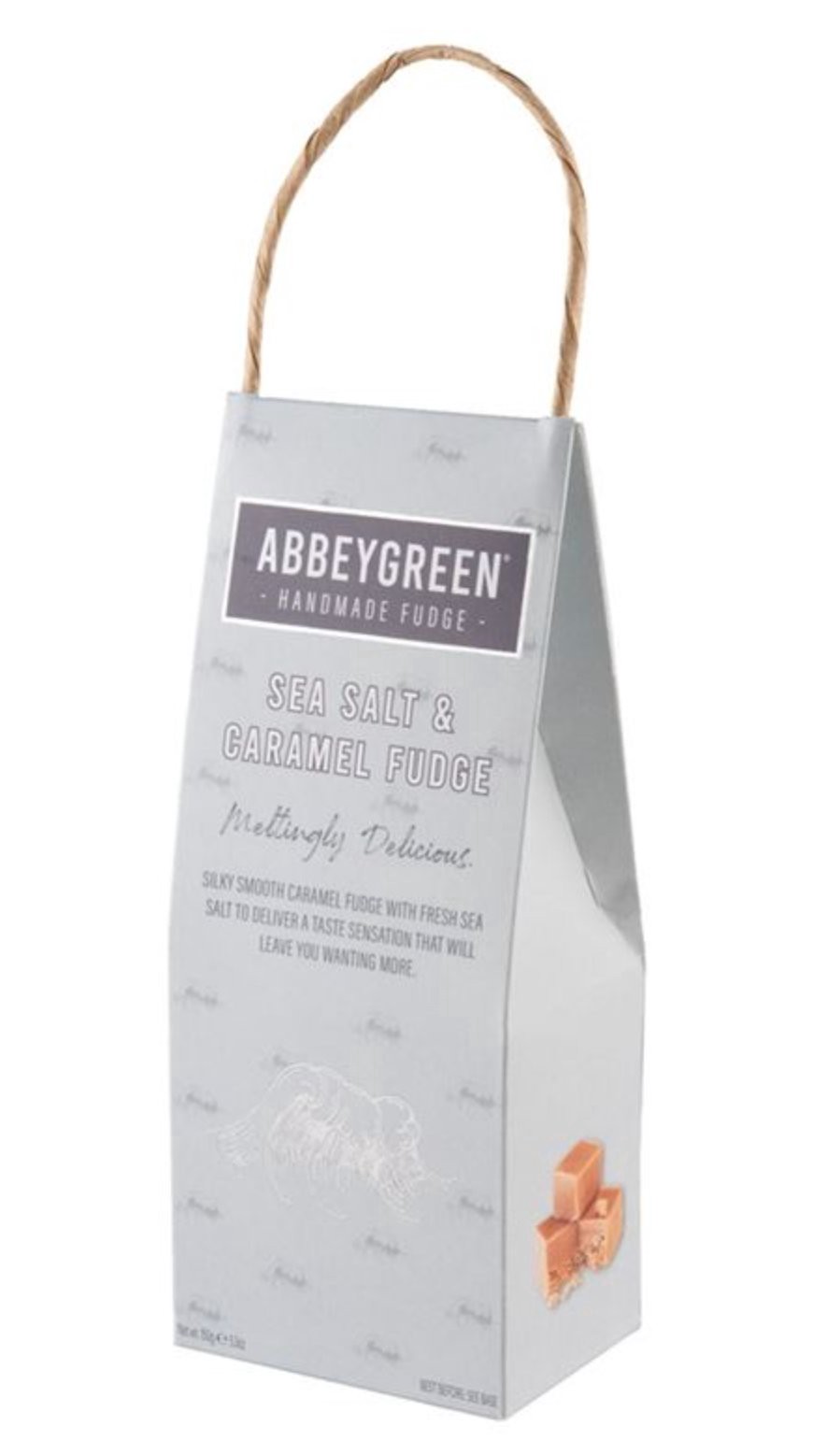 slide 1 of 1, Abbeygreen Sea Salt & Caramel Fudge, 7 oz