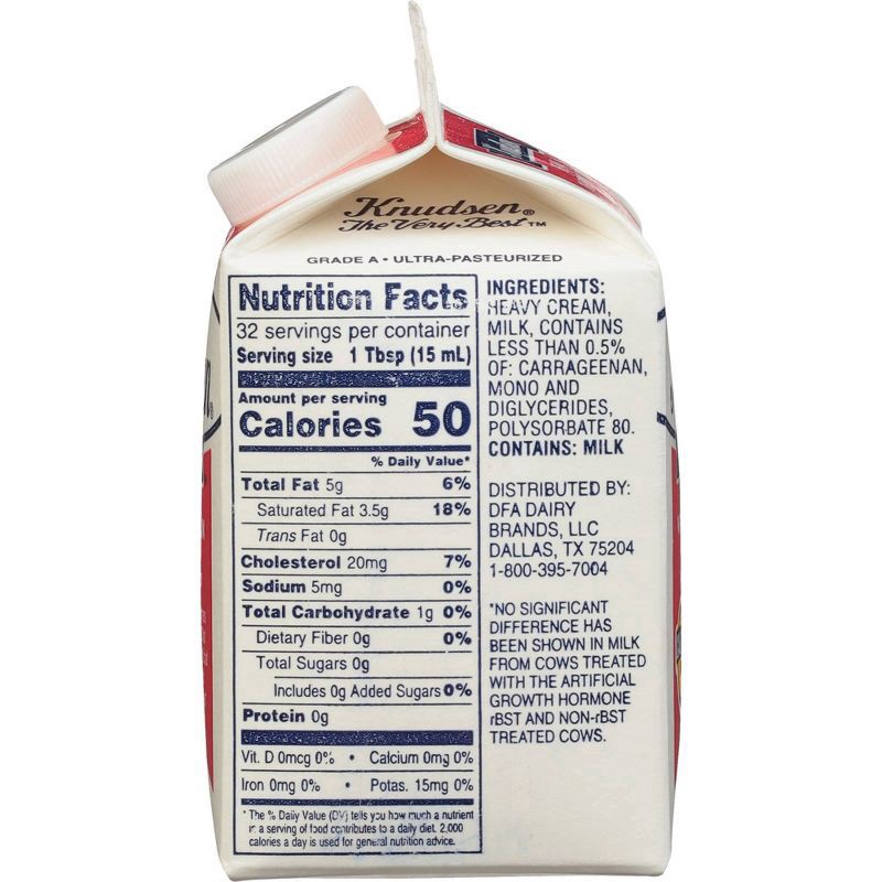 slide 5 of 5, Knudsen Heavy Whipping Cream 1 pt, 1 pint