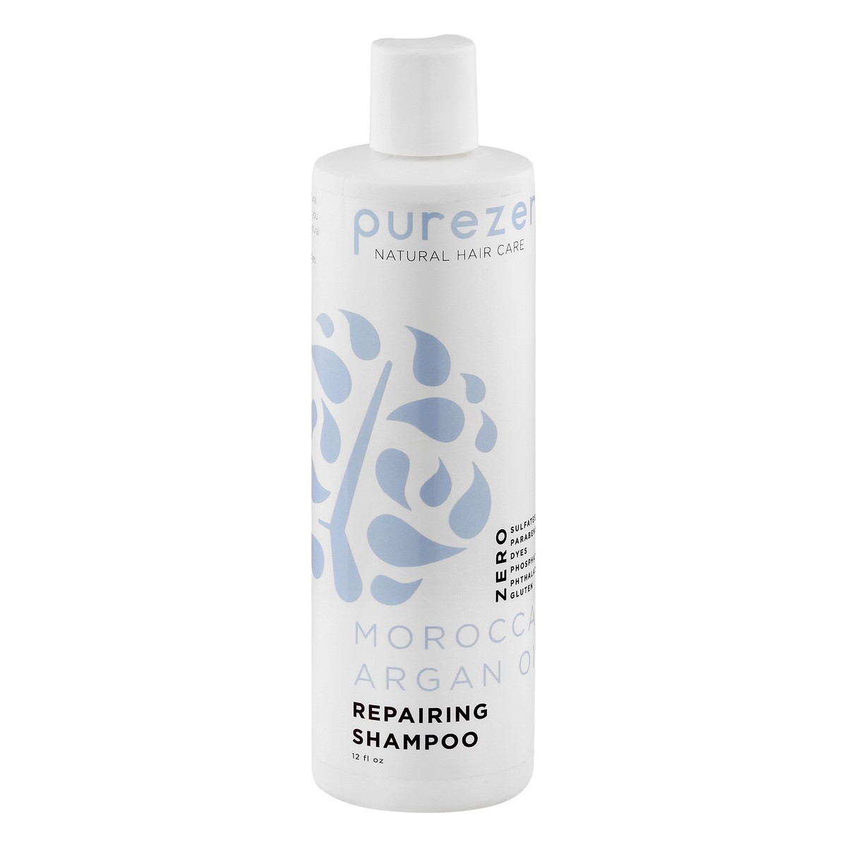 slide 5 of 9, Purezero Moroccan Argan Oil Repairing Shampoo, 12 fl oz