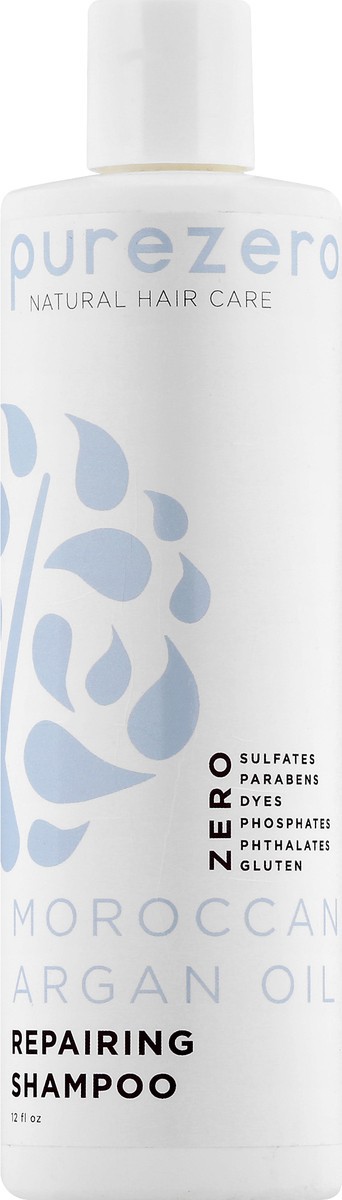 slide 8 of 9, Purezero Moroccan Argan Oil Repairing Shampoo, 12 fl oz