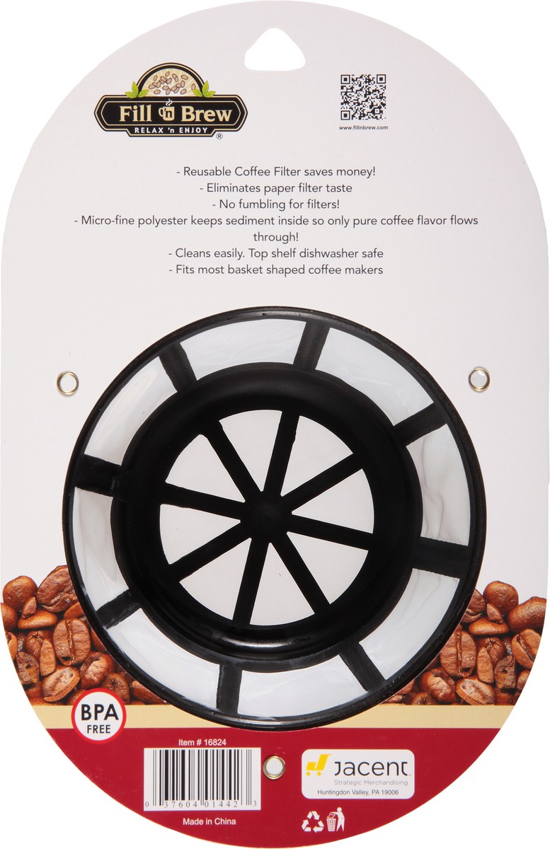 slide 2 of 12, Fill 'n Brew LaMi Coffee Filter Basket, 1 ct