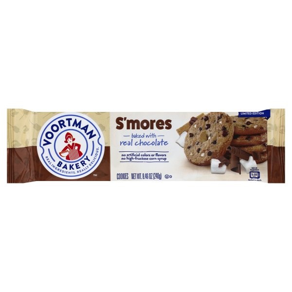 slide 1 of 1, Voortman Bakery S'mores Cookie, 8.46 oz