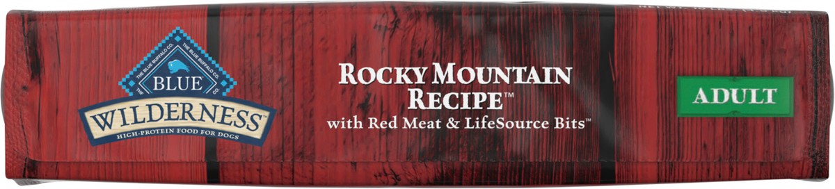 slide 7 of 13, Blue Buffalo Wilderness Rocky Mountain Recipe High Protein, Natural Adult Dry Dog Food, Red Meat 10-lb, 10 lb