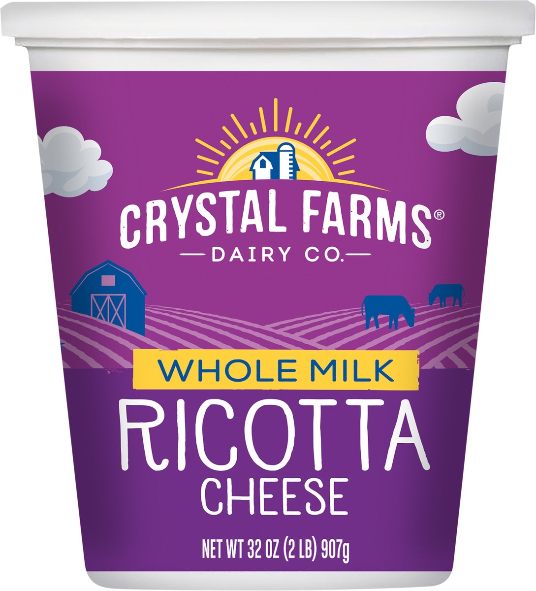 slide 5 of 6, Crystal Farms Ricotta Cheese, 32 oz