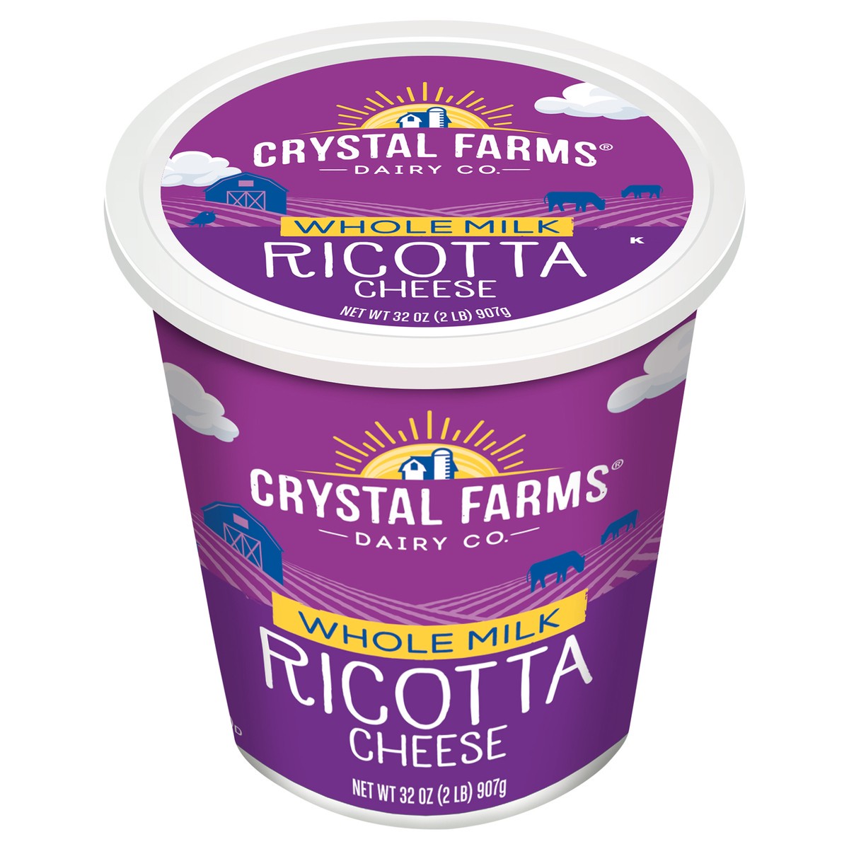 slide 3 of 6, Crystal Farms Ricotta Cheese, 32 oz