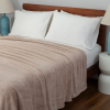 slide 4 of 13, BERKSHIRE BLANKET Berkshire Ultralush Blanket FQ Doe Skin, 90 in x 90 in, 90 inx90 in