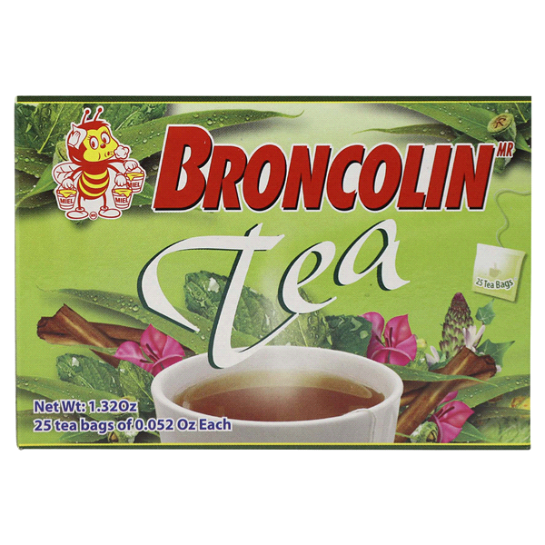 slide 2 of 9, Broncolin Tea - 25 ct, 25 ct