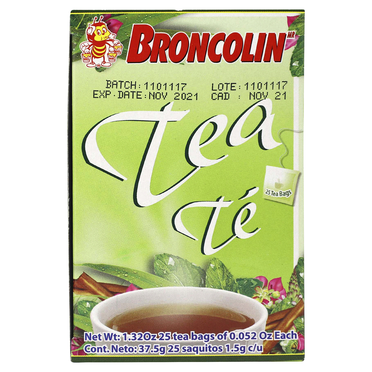 slide 1 of 9, Broncolin Tea - 25 ct, 25 ct