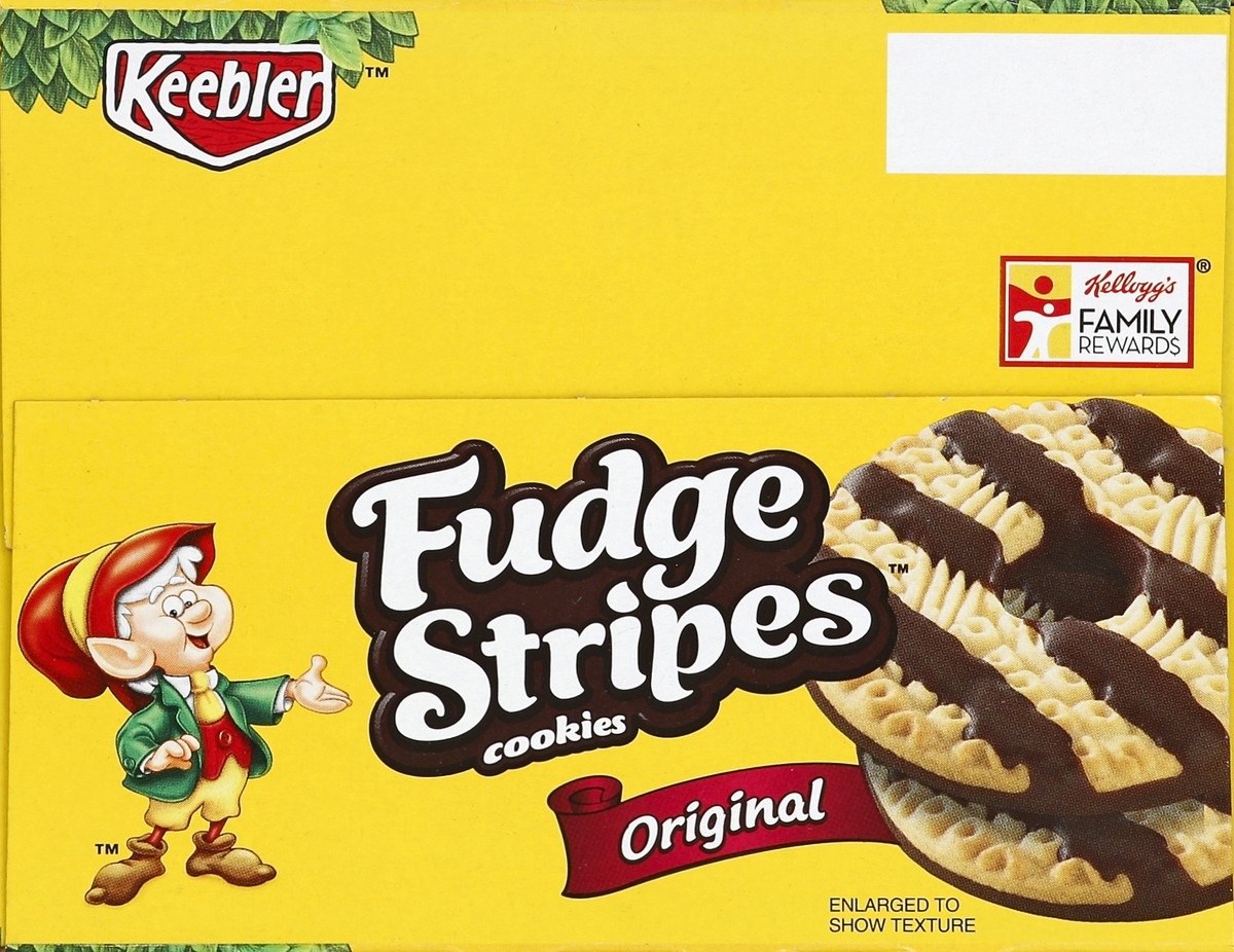 slide 2 of 6, Keebler Fudge Stripes Cookies, 18 ct; 0.95 oz