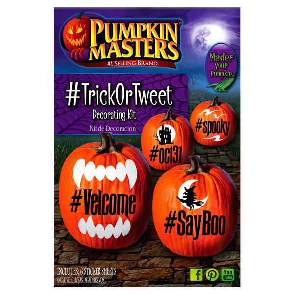 slide 1 of 1, Pumpkin Masters Trick or Treat Decorating Kit, 1 ct