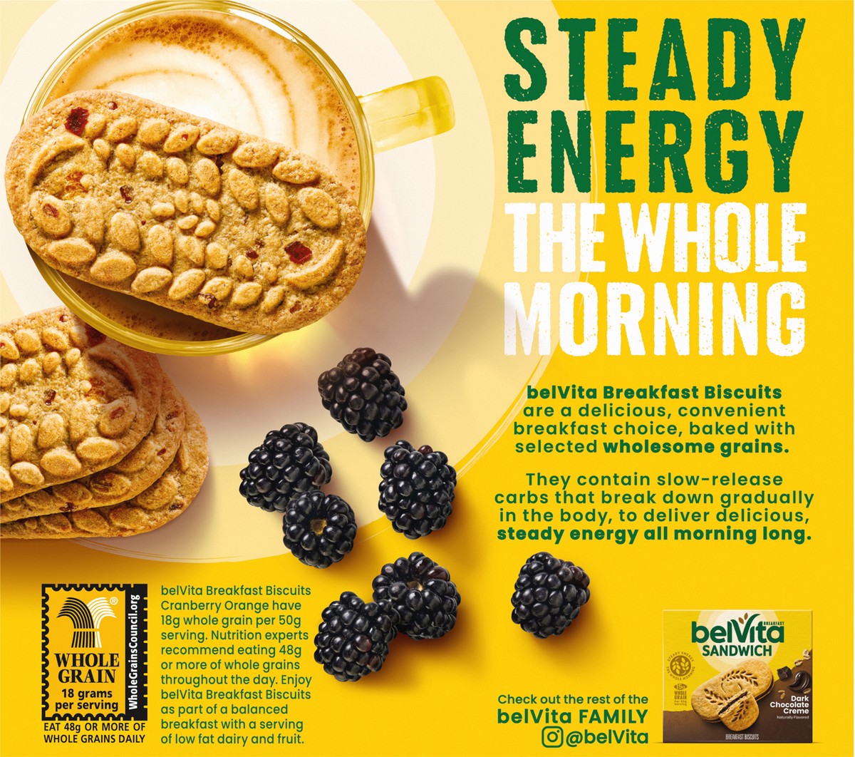 slide 3 of 9, belVita Cranberry Orange Breakfast Biscuits, 5 ct