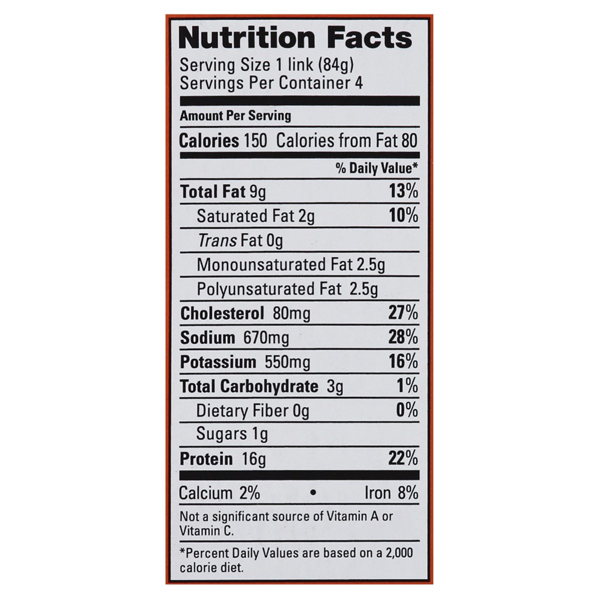 slide 7 of 13, Boar's Head All Natural Chorizo Chicken Sausages, 12 oz