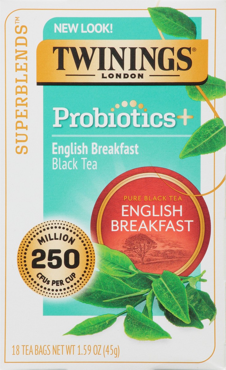 slide 6 of 9, Twinings Black Tea, Probiotics+, English Breakfast - 18 ct, 18 ct