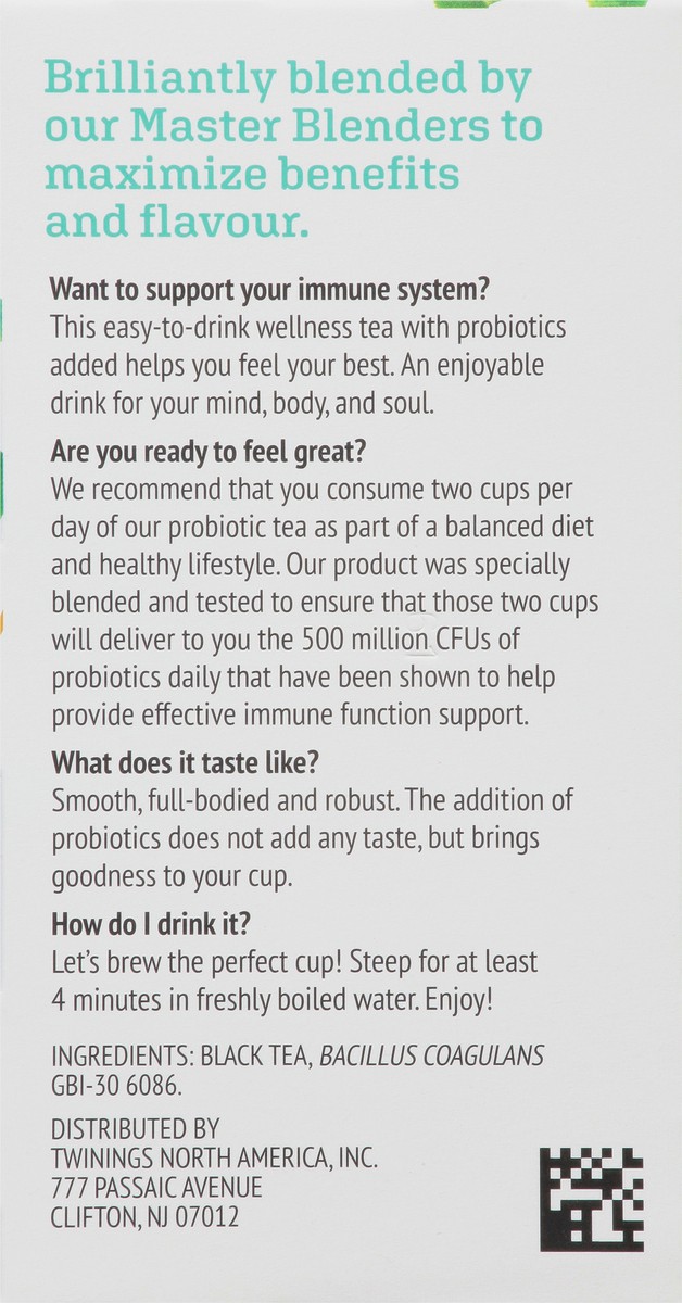 slide 8 of 9, Twinings Black Tea, Probiotics+, English Breakfast - 18 ct, 18 ct