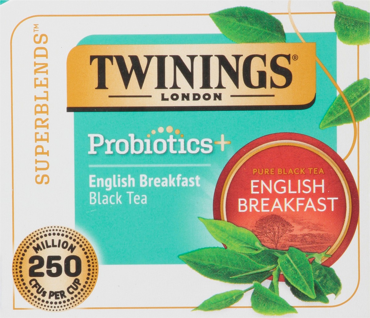 slide 9 of 9, Twinings Black Tea, Probiotics+, English Breakfast - 18 ct, 18 ct