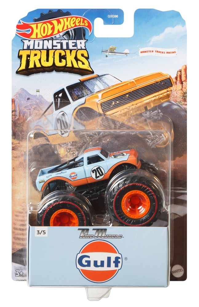 slide 1 of 1, Mattel Hot Wheels Monster Trucks Pure Muscle Pro Race Wheeled Vehicle, 1 ct