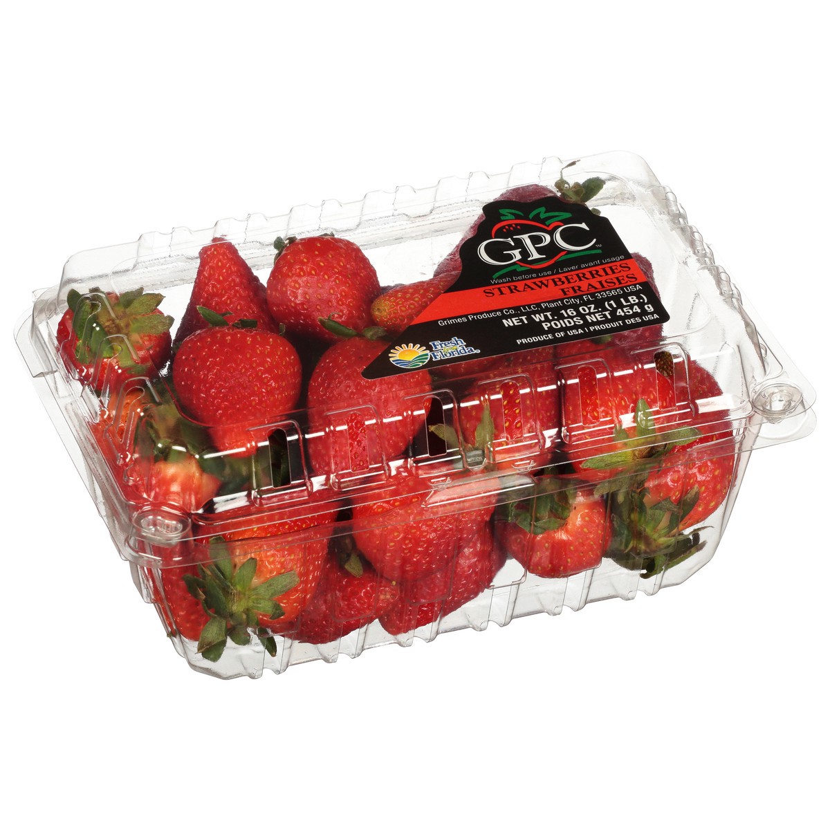 slide 3 of 4, GPC Strawberries 16 oz, 16 oz