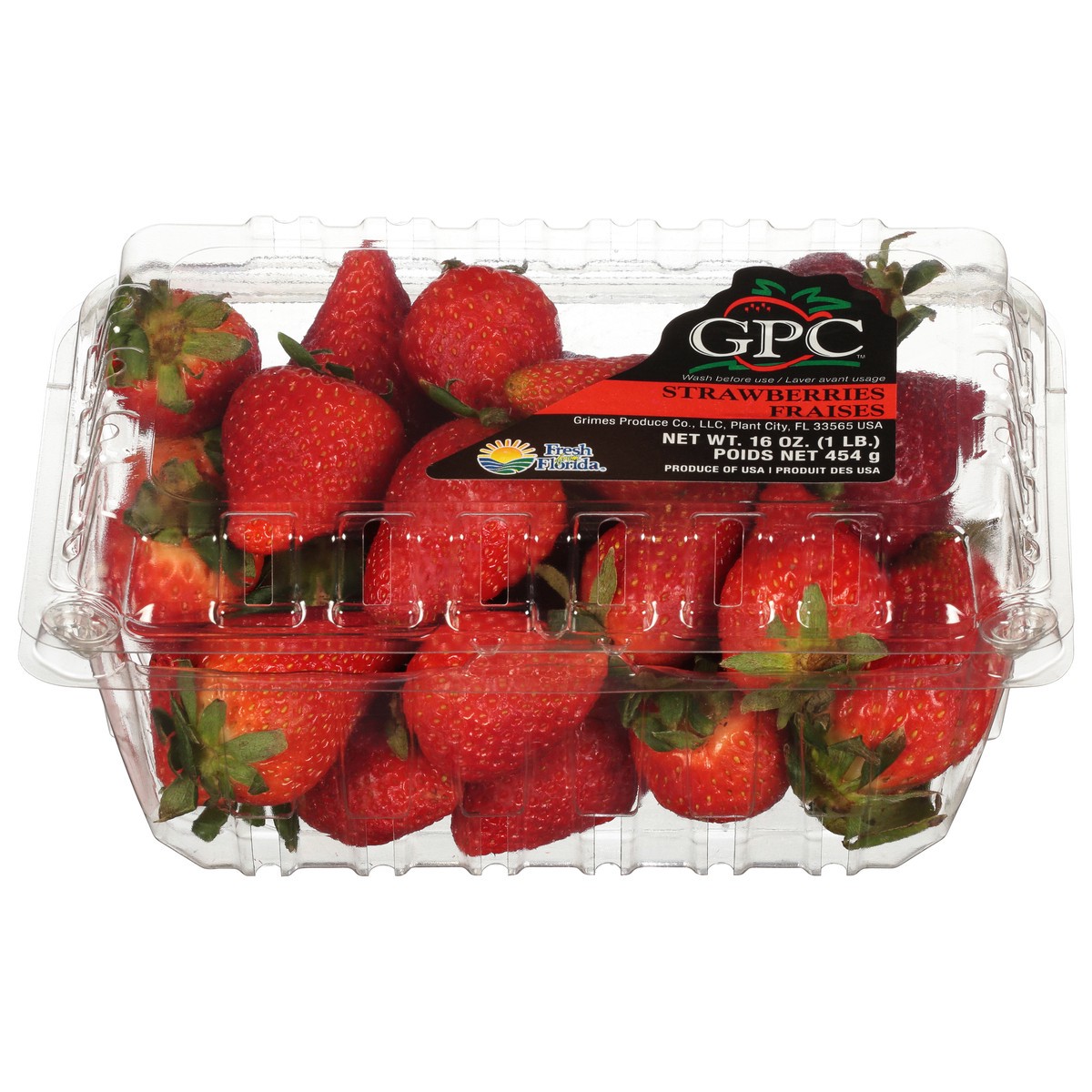 slide 1 of 4, GPC Strawberries 16 oz, 16 oz