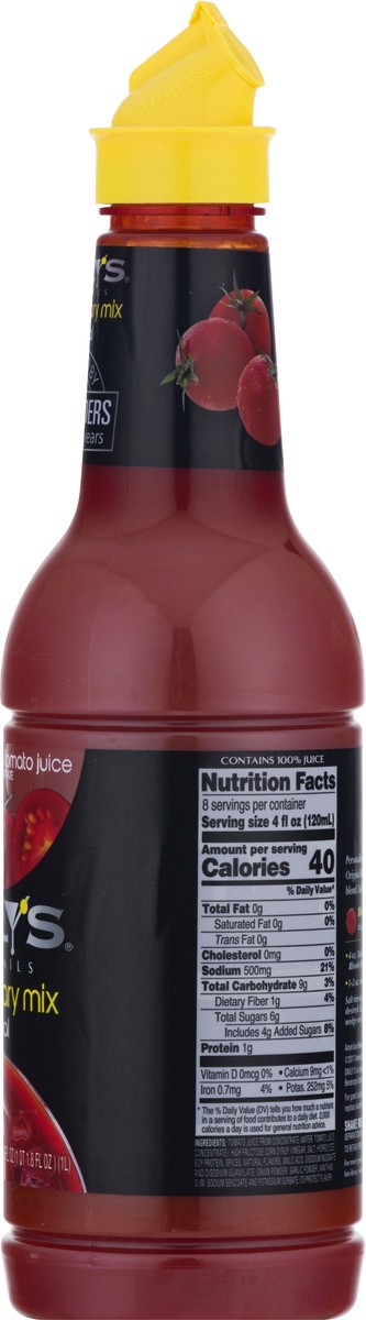 slide 8 of 13, Daily's Dailys Thick Bloody Mary Mix - 32 fl oz, 1 liter