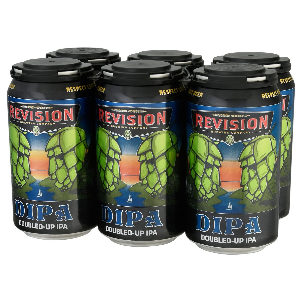 slide 7 of 11, Revision DIPA Doubled-Up IPA 6-12 fl oz Cans, 6 ct