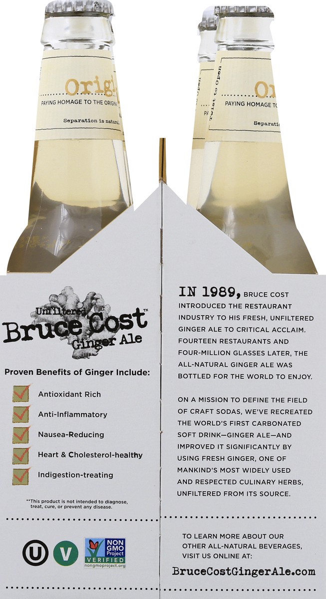 slide 10 of 11, Bruce Cost Ginger Ale - 48 fl oz, 4 ct