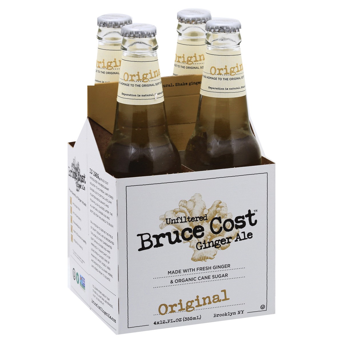 slide 9 of 11, Bruce Cost Ginger Ale - 48 fl oz, 4 ct