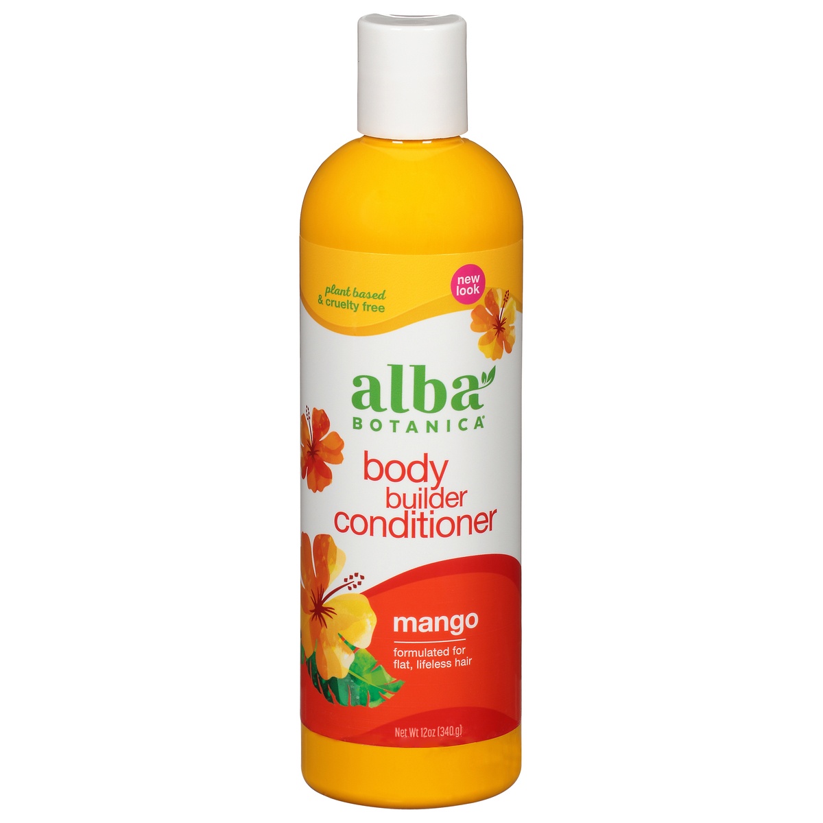 slide 1 of 1, Alba Botanica Body Builder Mango Hawaiian Conditioner, 12 fl oz