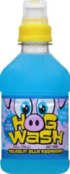 Hog Wash Squealin' Blue Raspberry Juice Drink 10 oz