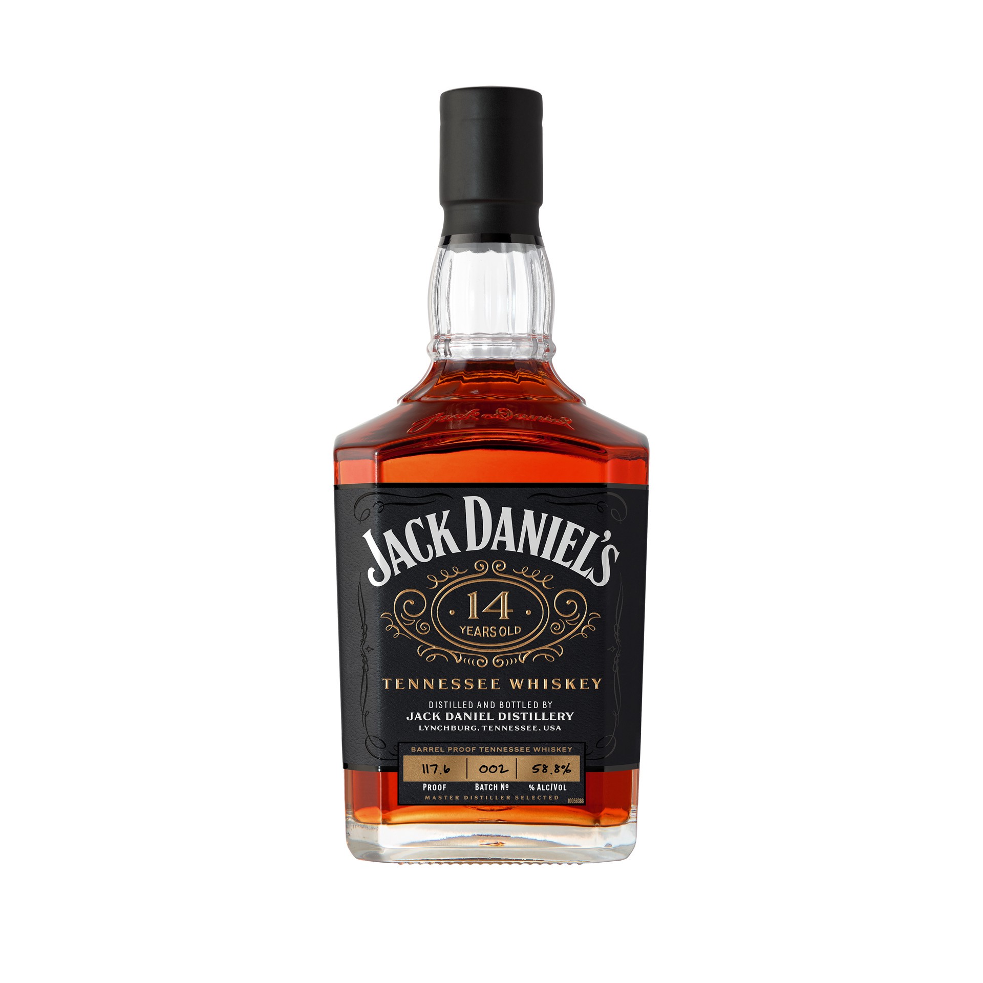 slide 1 of 10, Jack Daniel's 14-Years-Old Tennessee Whiskey, Batch 2, 700mL, Variable Proof, 700 ml