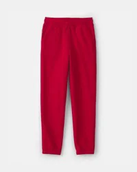 Oshkosh Kid Drawstring Knit Joggers - Red - Size 10