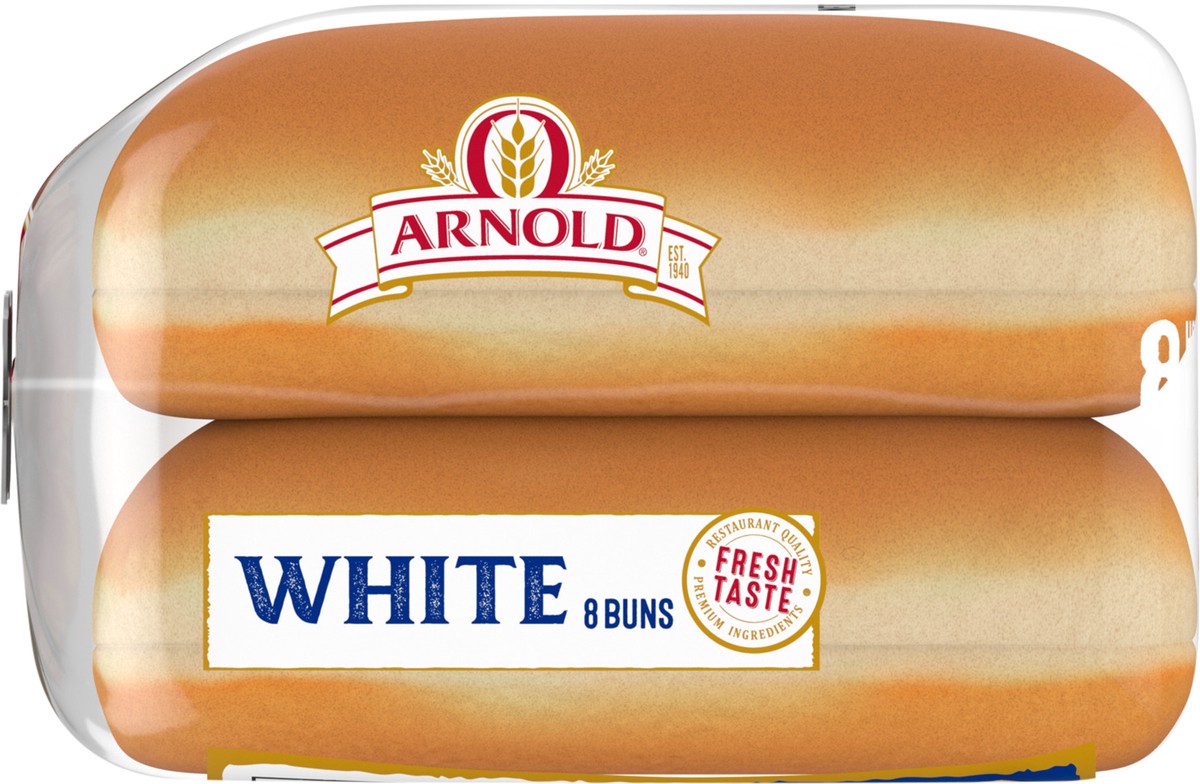 slide 7 of 9, Arnold Country White Hot Dog Rolls, 8 count, 14 oz, 8 ct