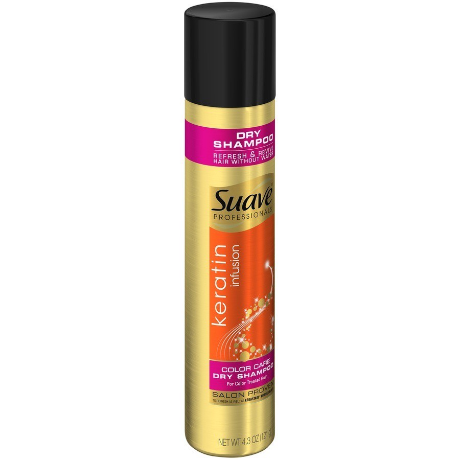 slide 2 of 4, Suave Professionals Keratin Infusion Color Care Dry Shampoo, 4.3 oz