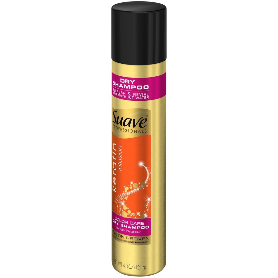 slide 4 of 4, Suave Professionals Keratin Infusion Color Care Dry Shampoo, 4.3 oz