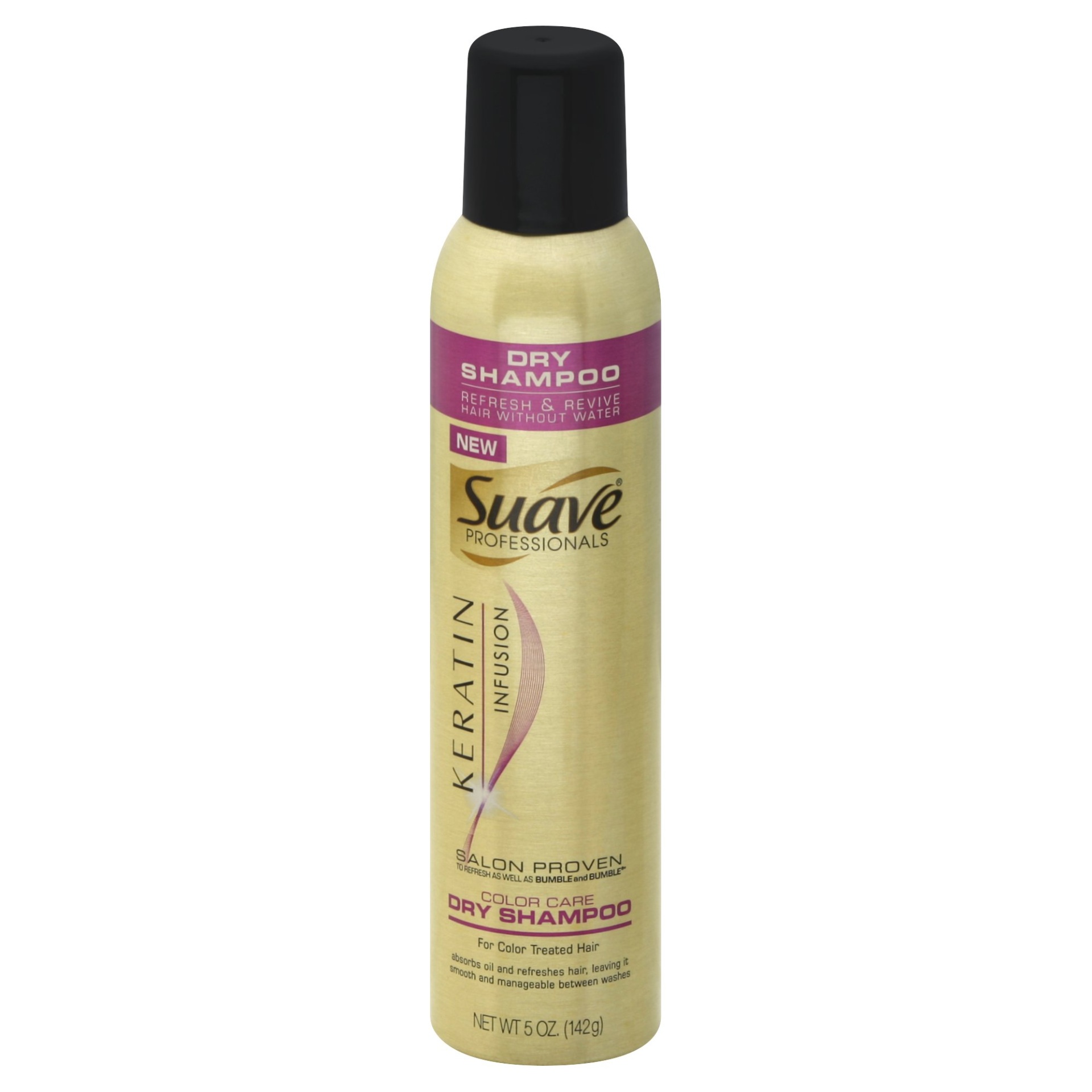 slide 1 of 4, Suave Professionals Keratin Infusion Color Care Dry Shampoo, 4.3 oz