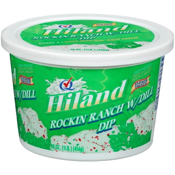 slide 1 of 1, Hiland Dairy Rockin Ranch With Dill Dip, 16 oz