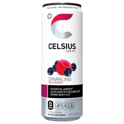 CELSIUS Fitness Drink, Sparkling, Wild Berry
