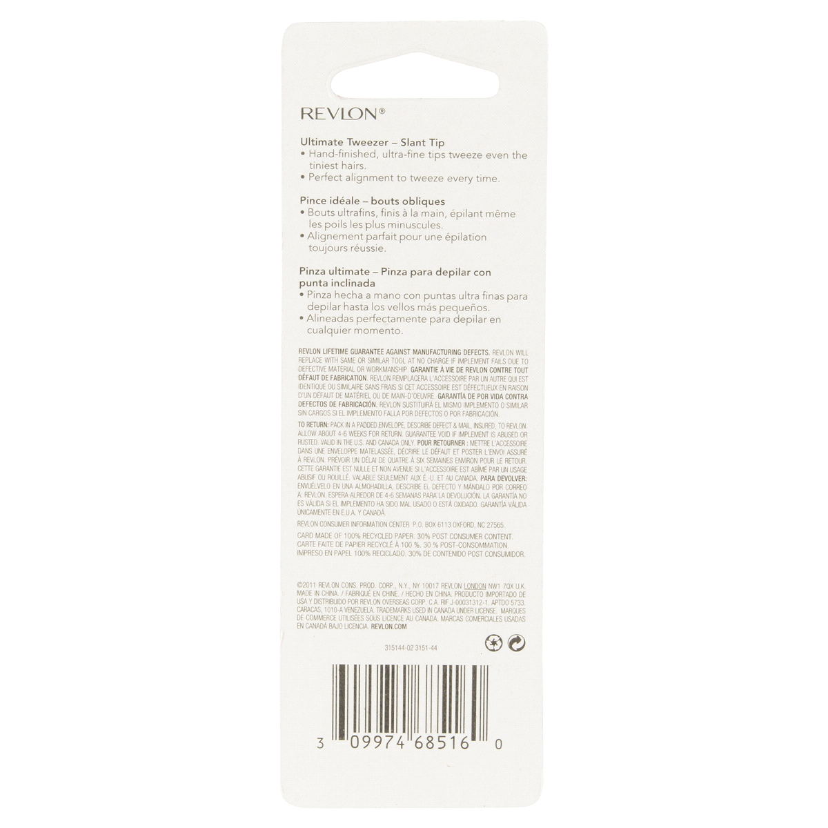 slide 2 of 2, Revlon Ultimate Point Tip Tweezer, 1 ct
