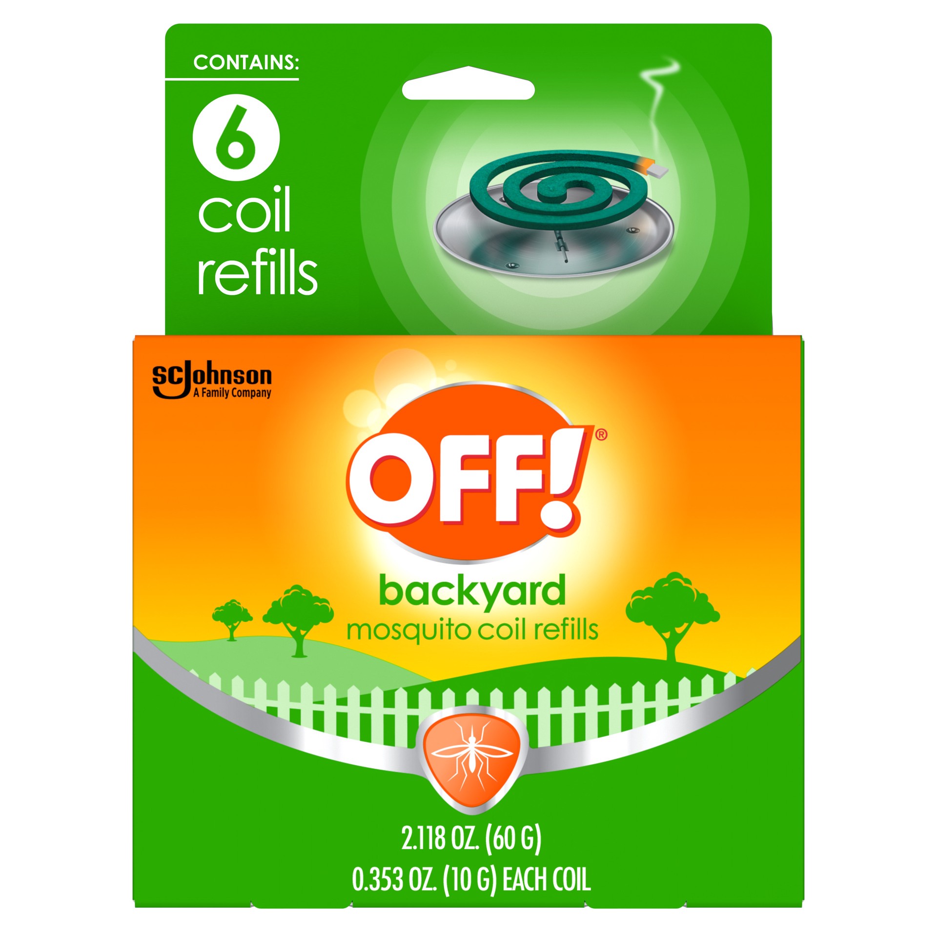 slide 3 of 5, OFF! Patio & Deck Mosquito Coil Refills, 6 ct