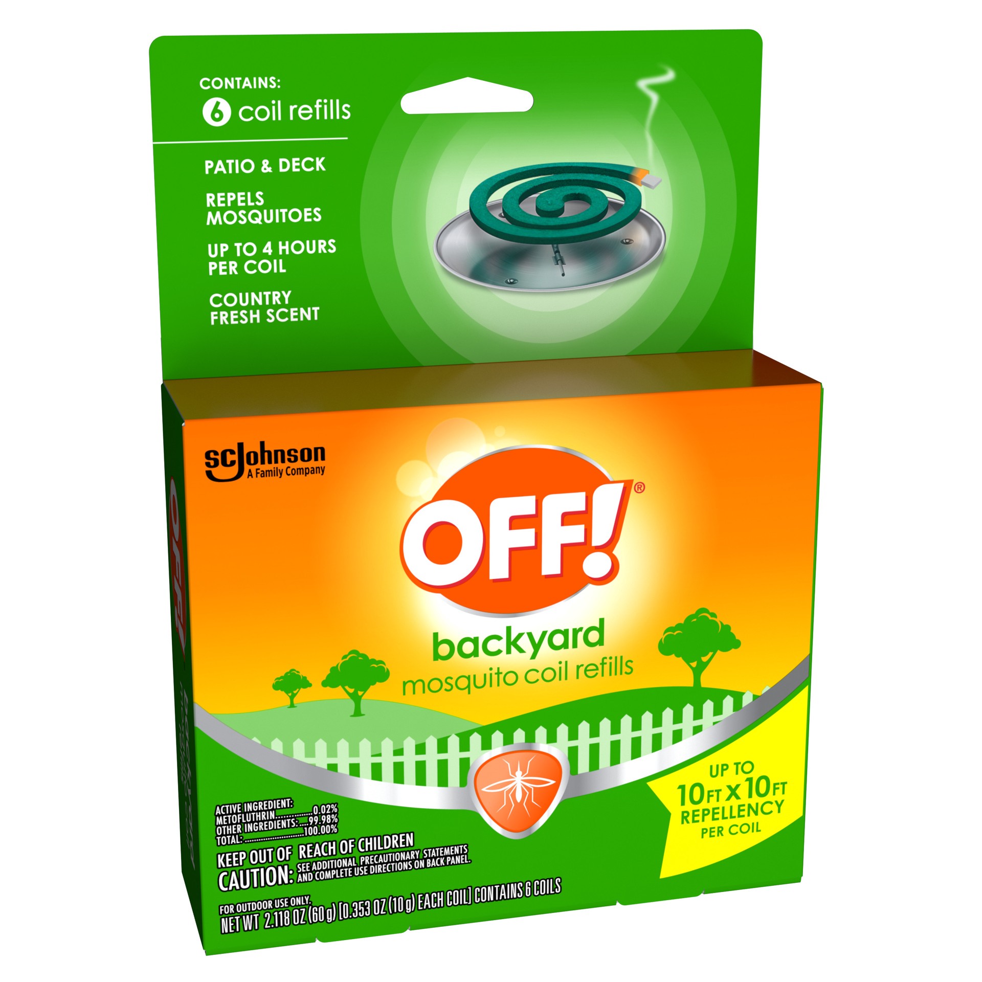 slide 5 of 5, OFF! Patio & Deck Mosquito Coil Refills, 6 ct