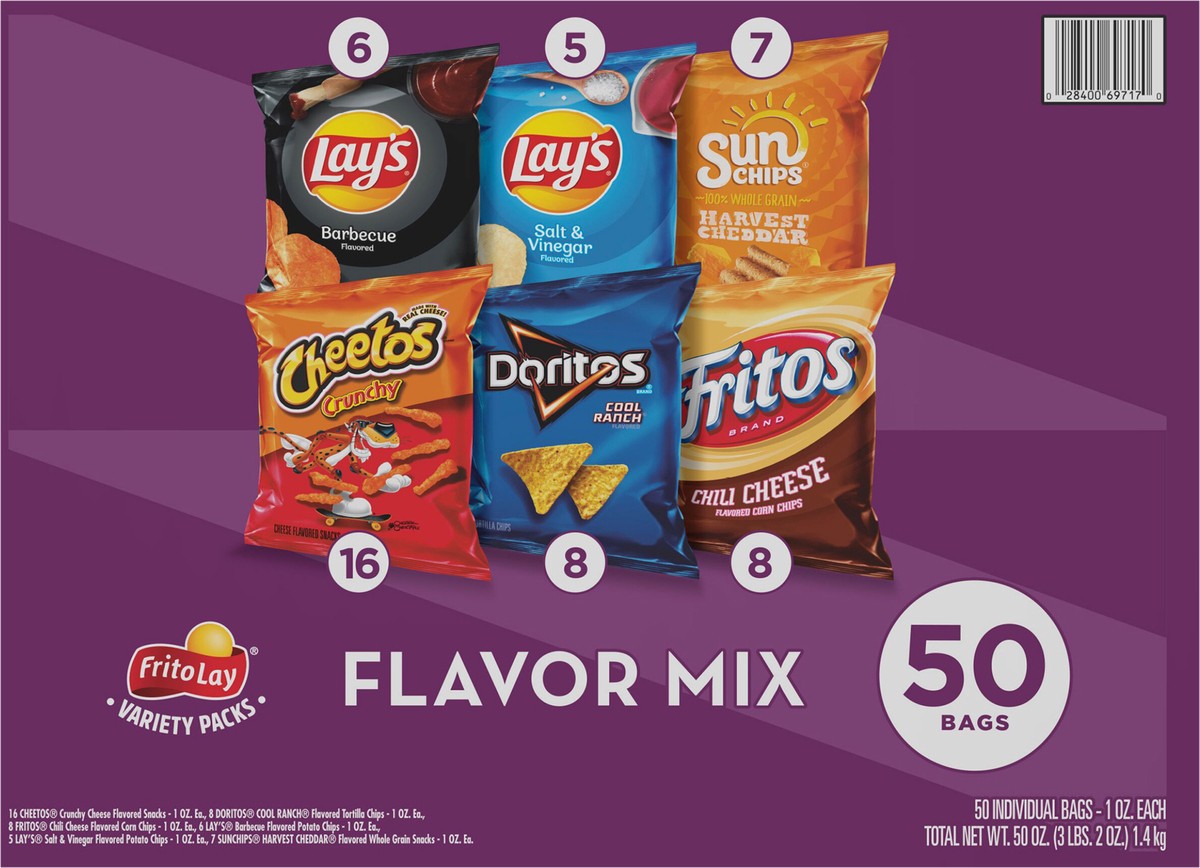 slide 8 of 11, Frito-Lay Flavor Mix, Variety Packs, 1 oz