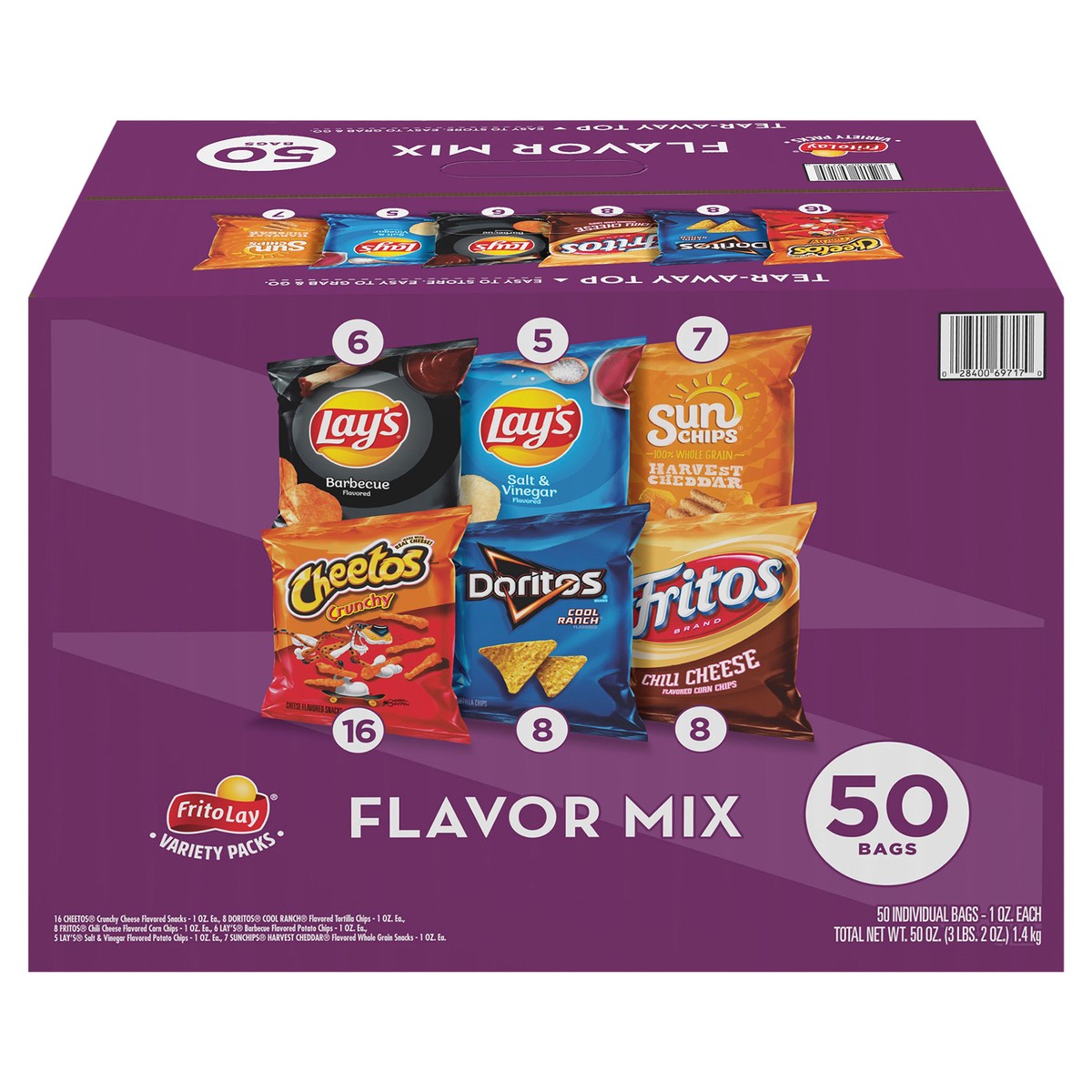 slide 7 of 11, Frito-Lay Flavor Mix, Variety Packs, 1 oz