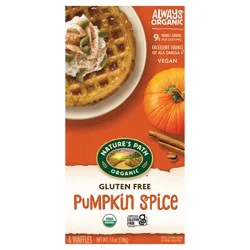Nature's Path Organic Pumpkin Spice Waffles 7 oz Box