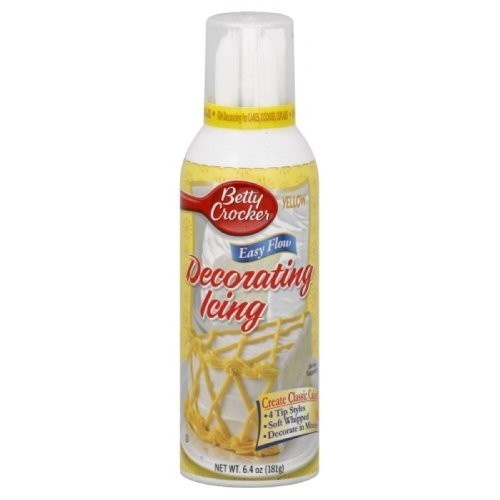 slide 1 of 2, Betty Crocker Yellow Decorating Icing, With Tips, 6.4 oz