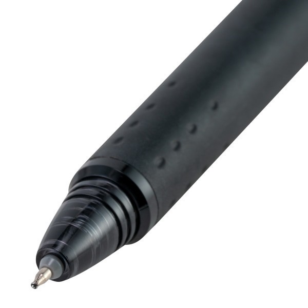 slide 4 of 5, Pilot Frixion Synergy Clicker Erasable Gel Pen, Extra Fine Point, 0.5Mm, Black Barrel, Black Ink, Single Pen, 1 ct