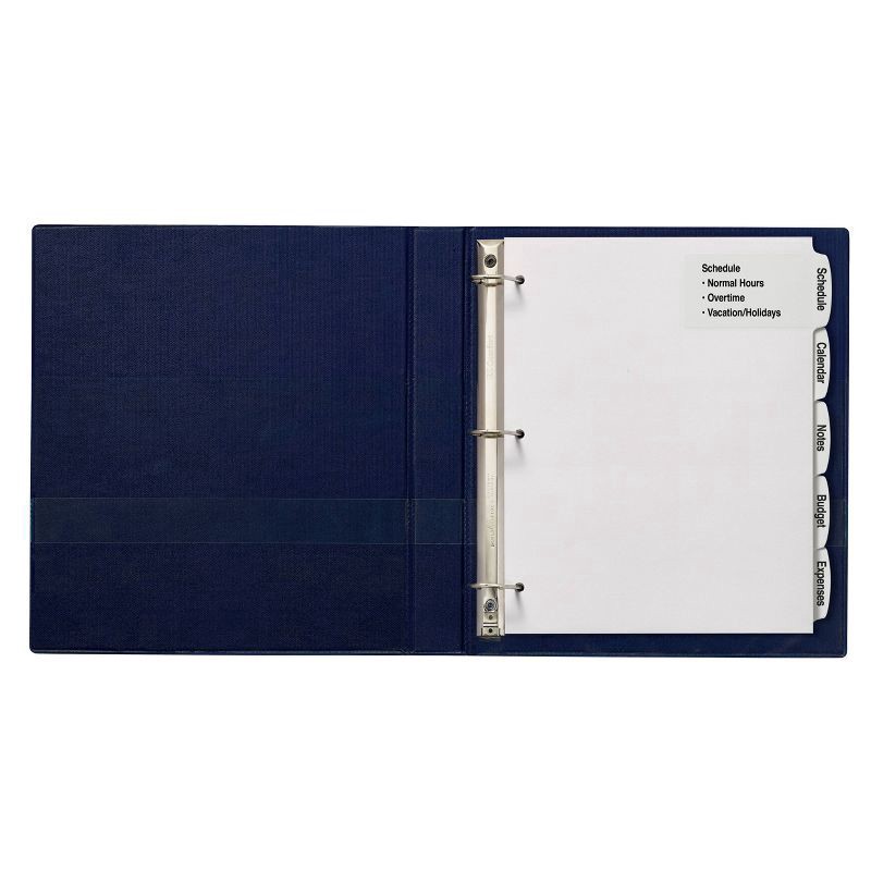 slide 6 of 8, Avery 5ct Printable White Label Big Tab Divider Set, 5 ct