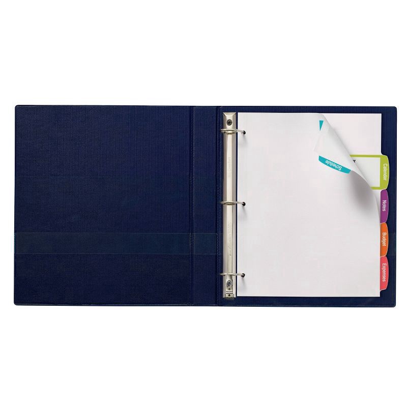 slide 7 of 8, Avery 5ct Printable White Label Big Tab Divider Set, 5 ct